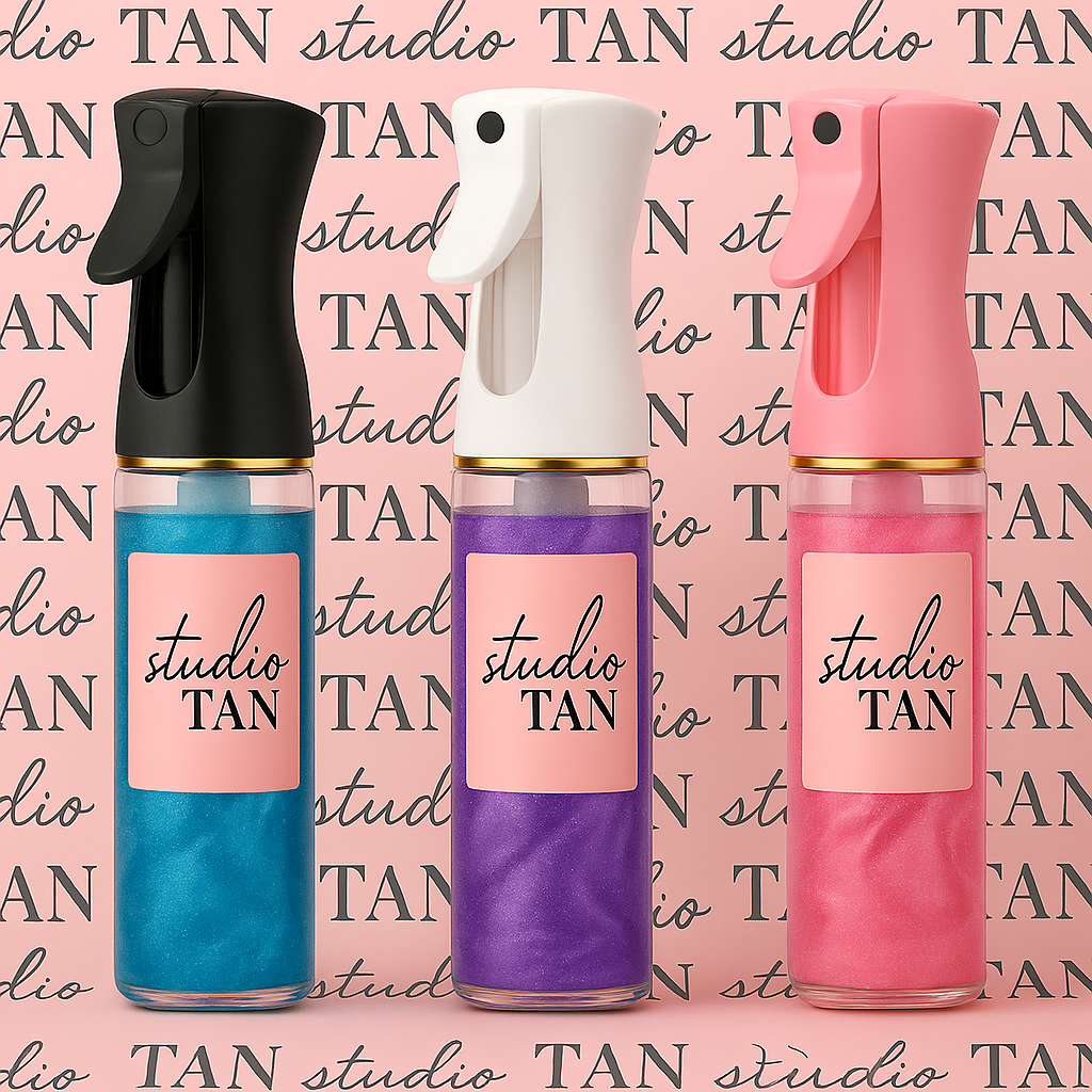 10 X Shimmer Coloured Oil Sprays (Mist Bottle)