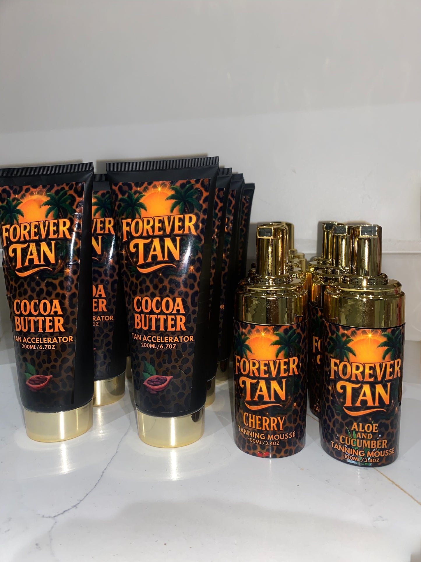 10 x Tanning Accelerator Mousses