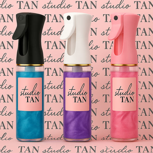 10 X Shimmer Coloured Oil Sprays (Mist Bottle)