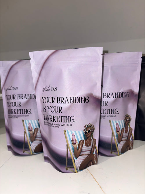 50PC X CUSTOM PRINTED PLASTIC POUCHES